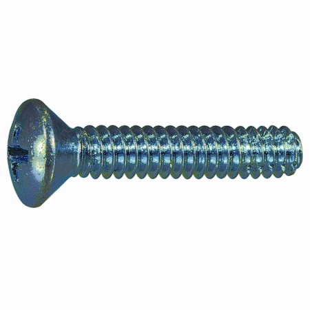 Midwest Fastener Thread Cutting Screw, #10 x 1 in, Steel Oval Head Phillips Drive, 18 PK 61517